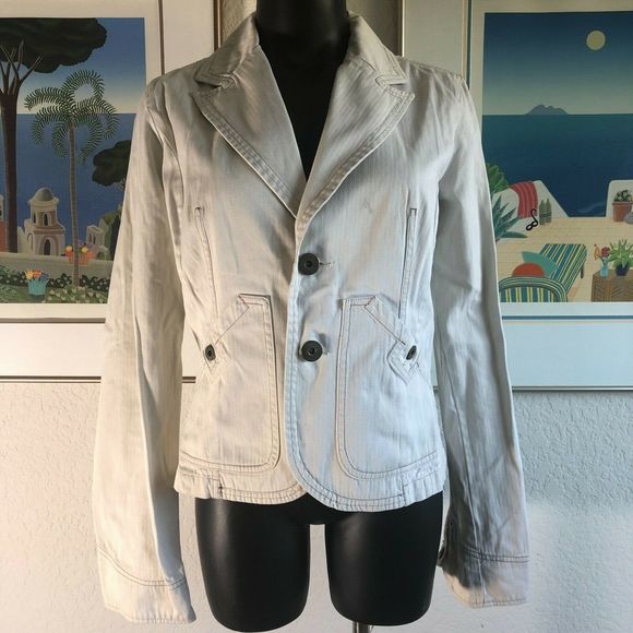 Diesel Blazer Cotton Double Stitch Jacket Medium